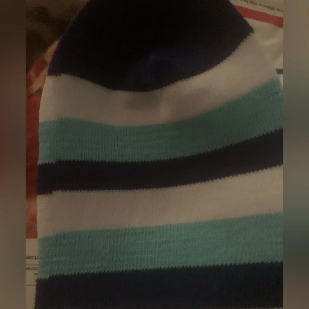 Men’s Blue and  White striped Hanukkah Socks NEW NWT